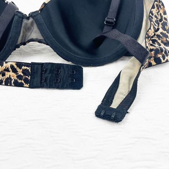 BUY 1 GET 1 FREE Maidenform 36d cheetah print black tan bra - Picture 5 of 8